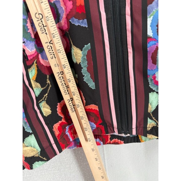 Johnny Was Medium Jacket Calanthe Full Zip Active Hooded Floral - Picture 5 of 6